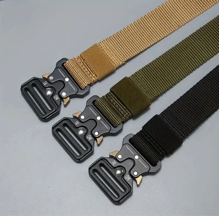 Ремінь тактичний,туристичний,швидкоз‘ємний кобра з металевою пряжкою