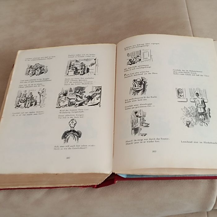 Книга на немецком языке Вильям Буш Альбом