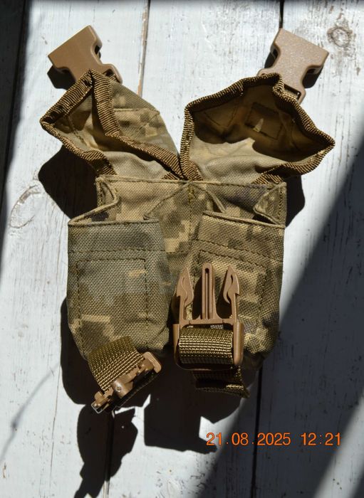 Подсумок, сумка закрытый ВСУ "СПБ-Г" 2 гранат и "СПБ-А-30" 2 магазинов