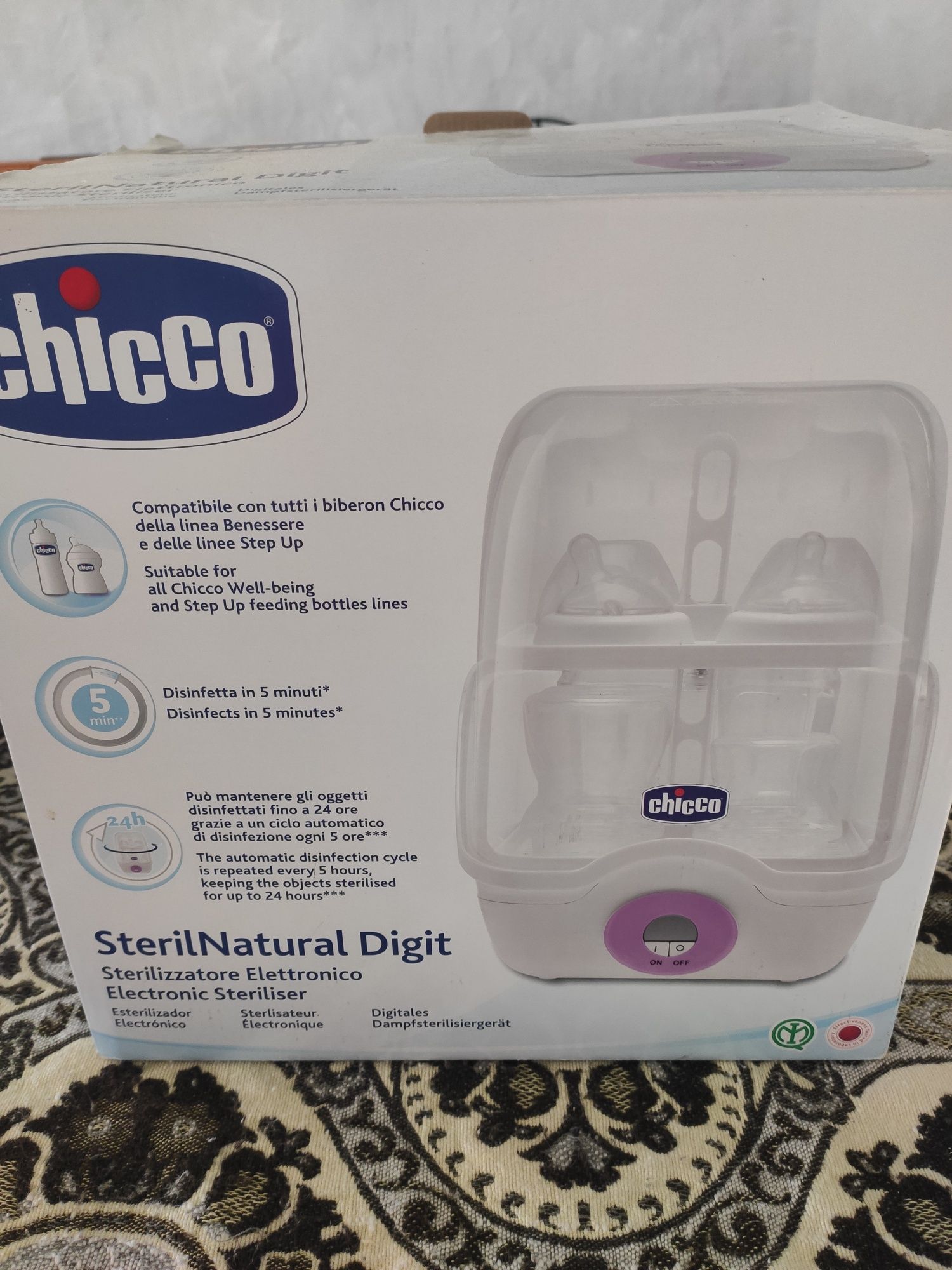 Esterilizador de biberões chicco