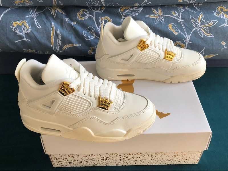 buty Espadryle Jordan4RetroMetallicGold Espadryle R.46