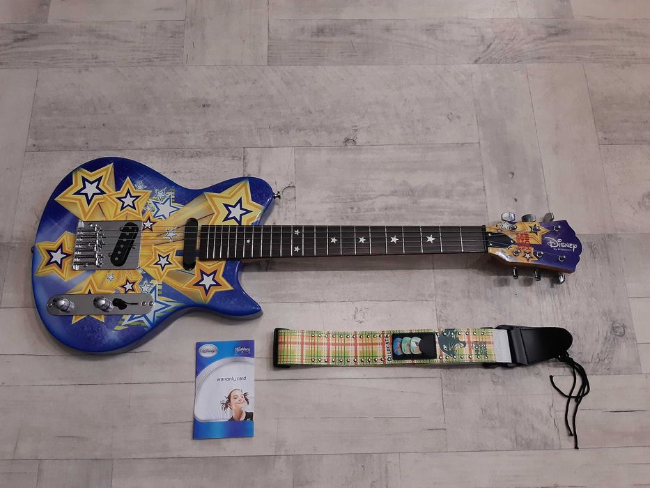 Gitara dla Młodej Gwiazdy Rocka Washburn -Disney- młodzieżowa -wysyłka