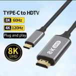 НОВЫЙ Переходник HDMI (HDTV) to Type-C кабель 4К 60 Ггц 2 м