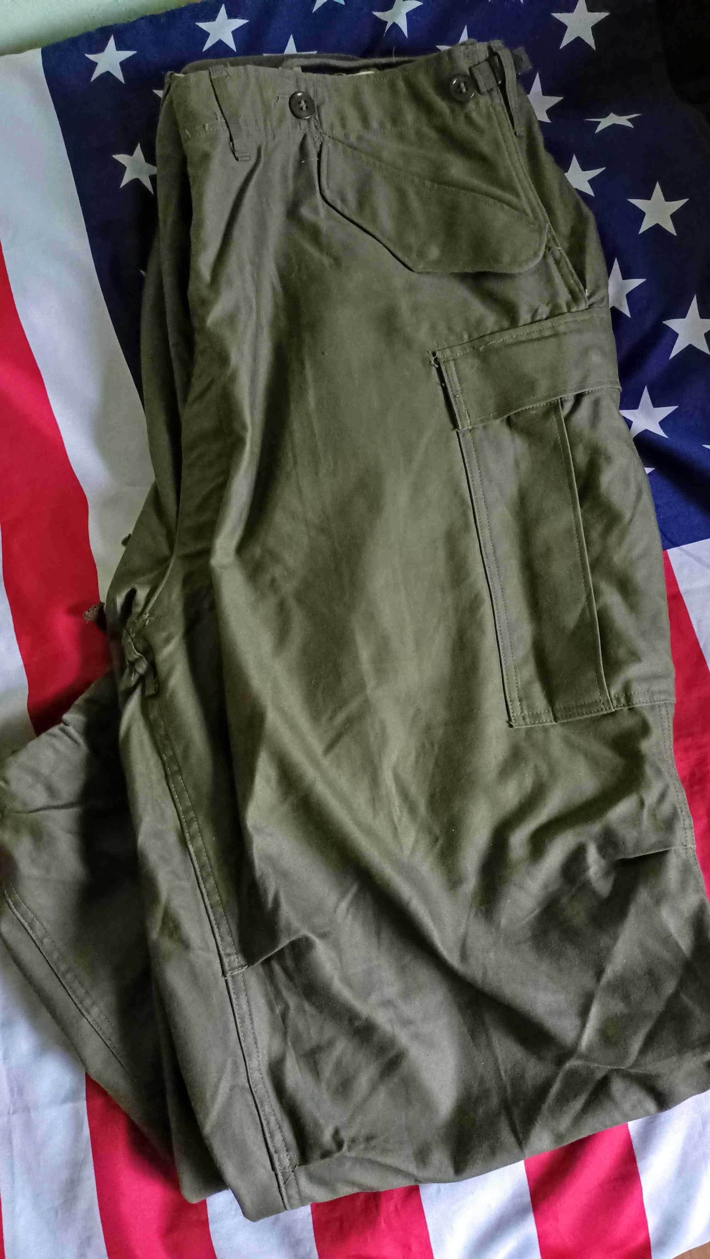 Spodnie polowe wzór M51 kontrakt US Army  XL Regular z podpinką