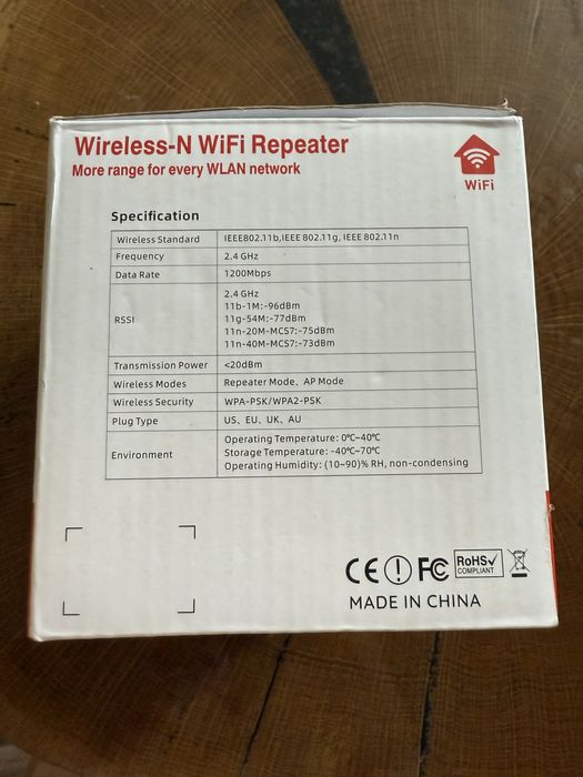 Wzmacniacz sygnału WiFi Repeater 1200Mbps