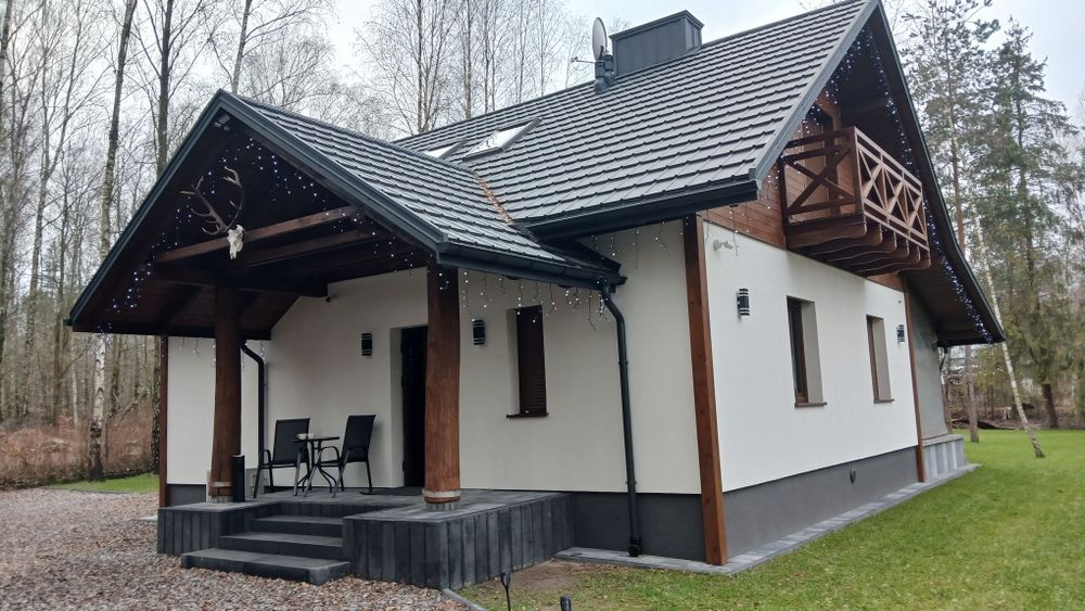 Dom całoroczny na 12os. (drewniany ) z jacuzzi,kawalerskie, panieńskie