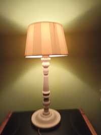 Stara drewniana lampka nocna Vintage.