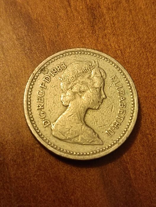 Moeda inglesa One pound