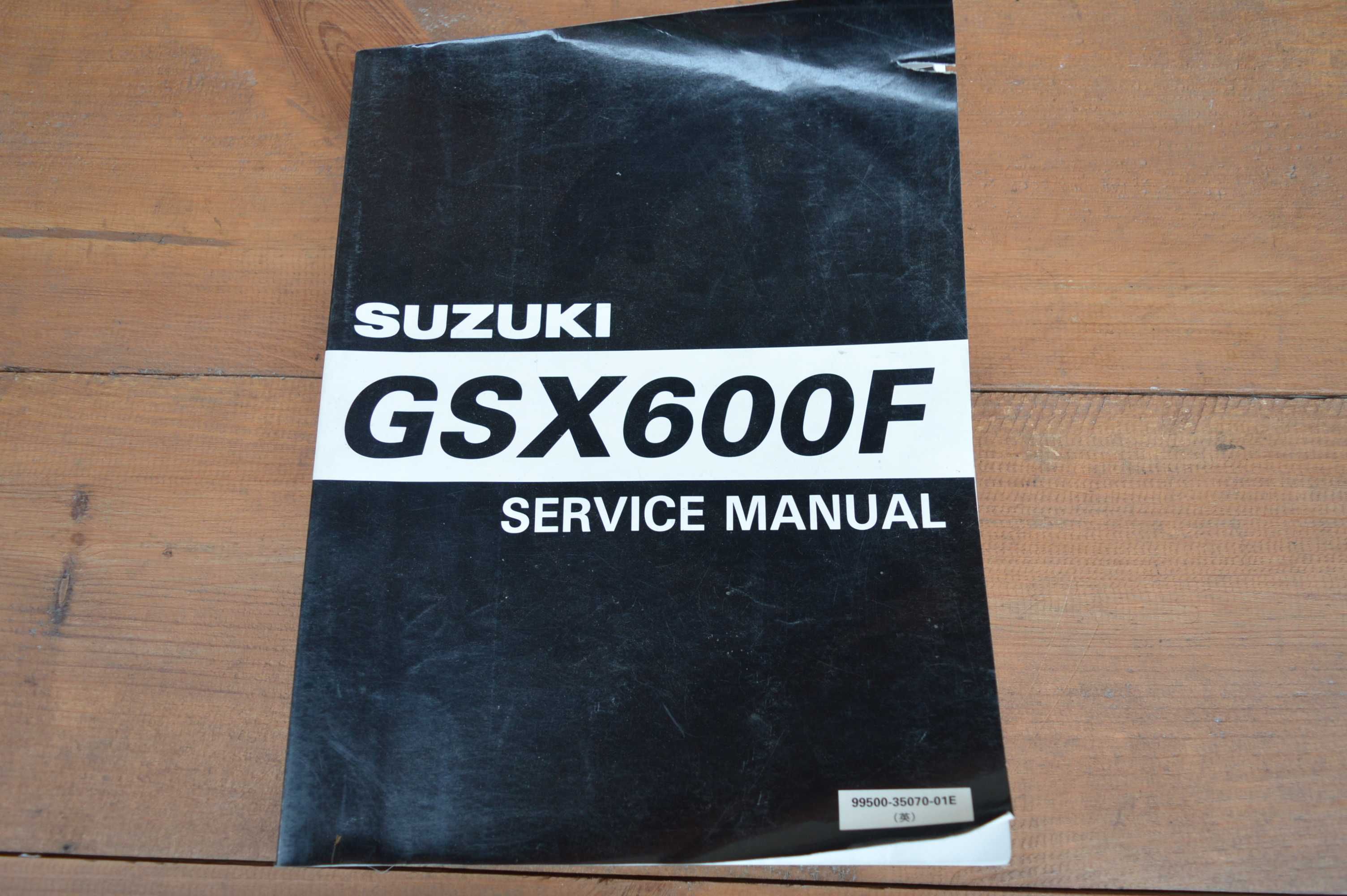 Suzuki GSXF gsx 600 Jajko INSTRUKCJA obsługi serwisówka manual