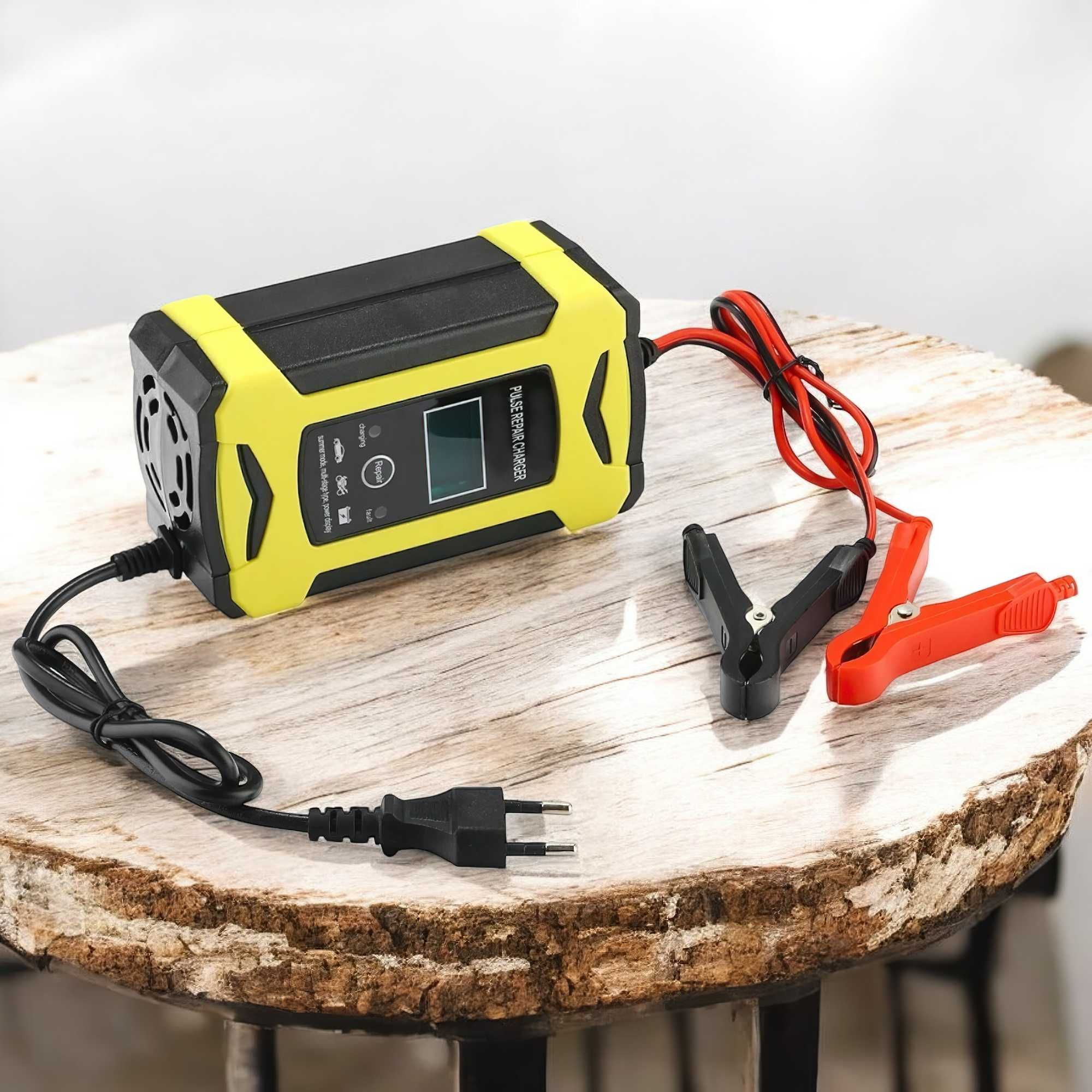 Зарядное устройство для автоаккумуляторов 12V 6A, LCD дисплей
