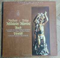 vinil: “Bach – Concerto for two violins; Vivaldi – Concerto grosso”