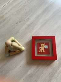 Obrazek kotek i trójkąt manualna zabawka