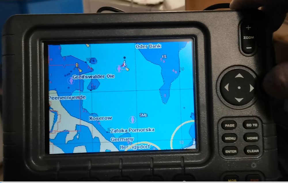 Interphase Chartplotter Master 7cv Gps mapa Bałtyk południowy