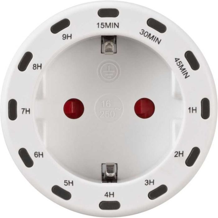 Tomada com temporizador de contagem 12 opções de tempo BRENNENSTUHL