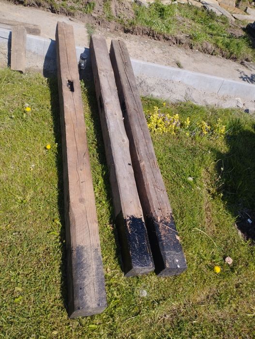 Słup 15x15 L2300 stemple zadaszenia wiata