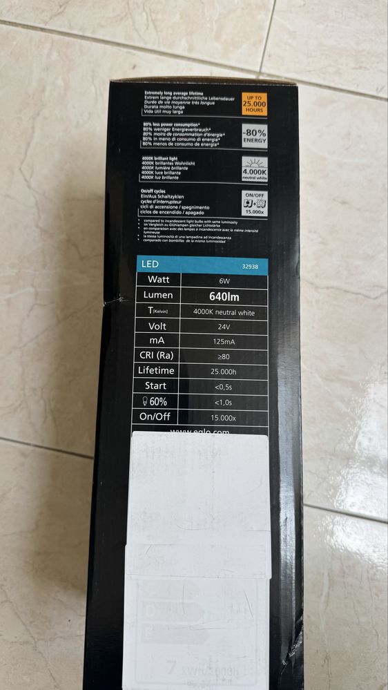 Aplique LED- Eglo 6w