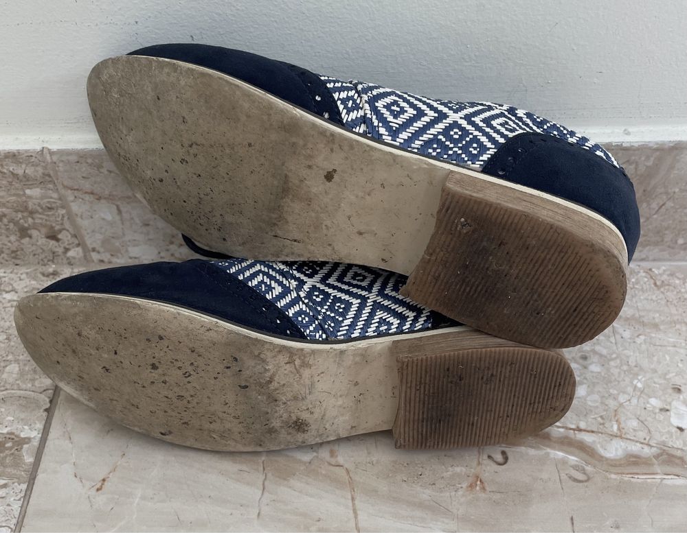 Sapatos rasos azuis (Primark, tamnho 36)