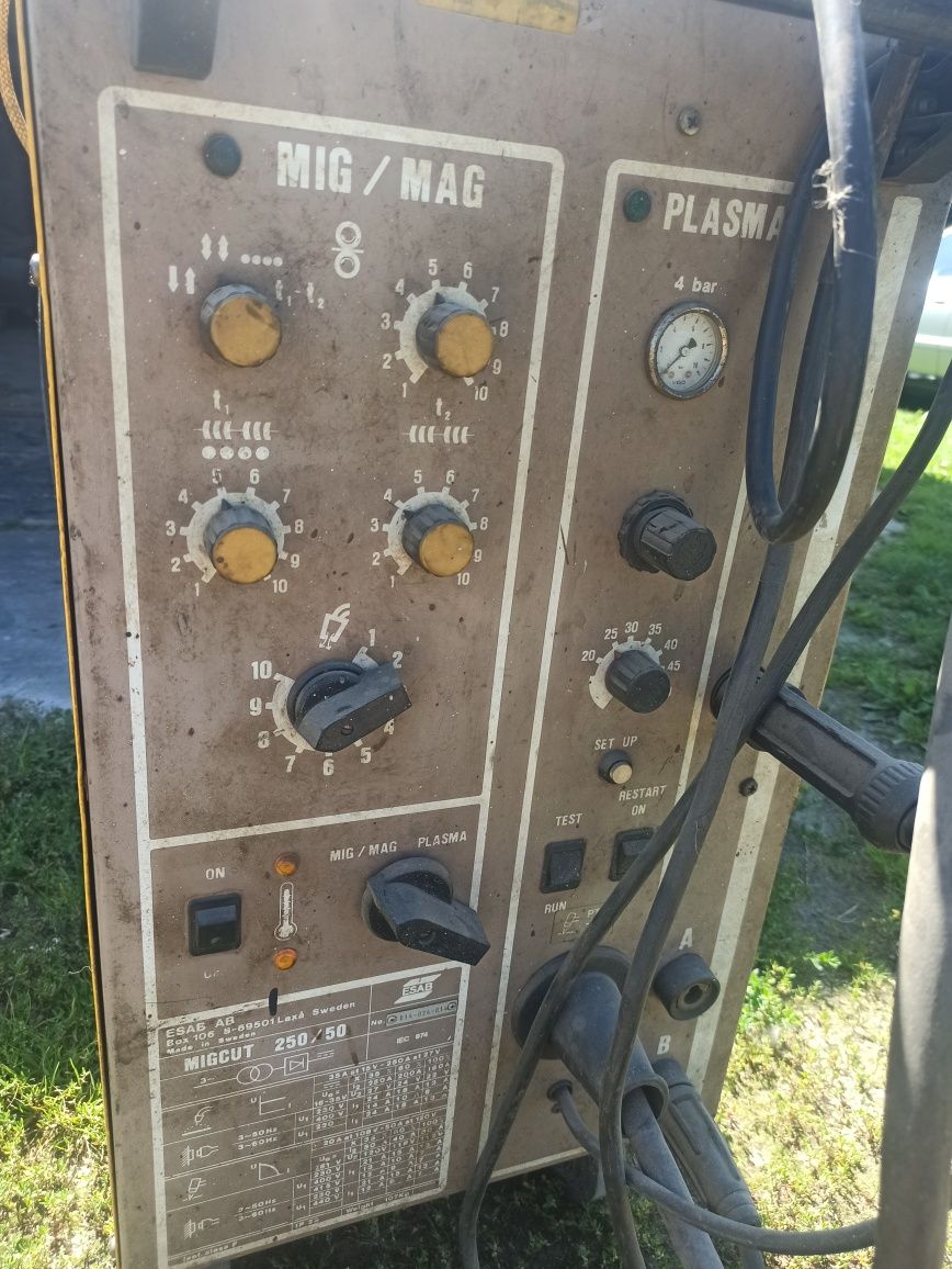 Migomat z plazmą Esab Power  Migcut 250/50 Ecf