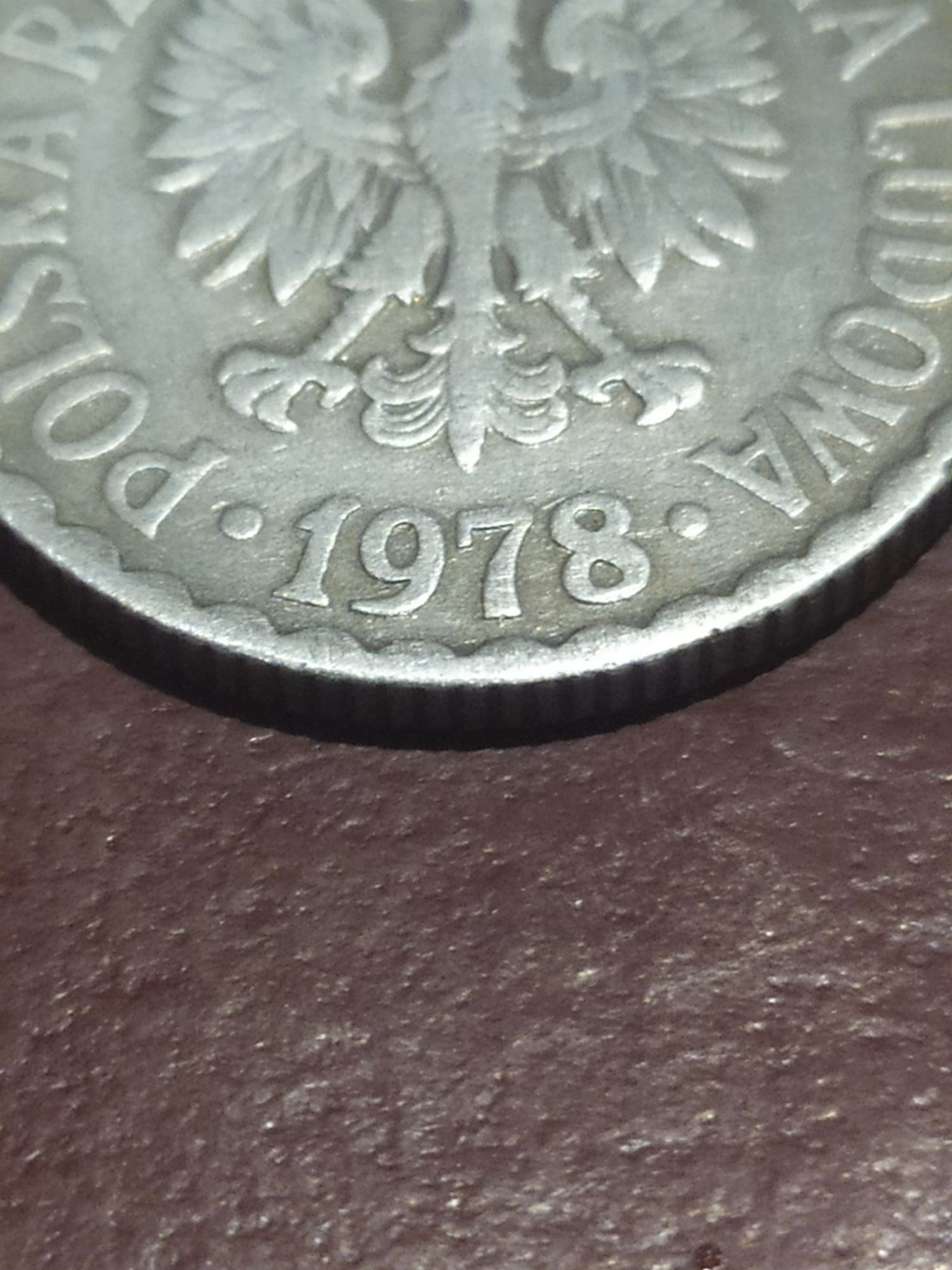 1zł 1 złoty złotówka 1978r bez znaku mennicy