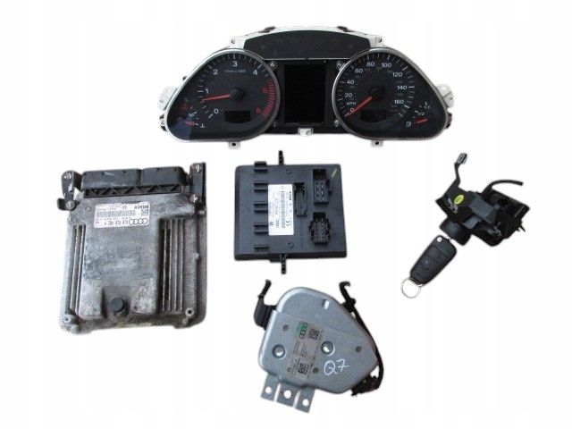 audi q7 4l 2007r 3.0 tdi bug komputer silnika 4l0910401m zestaw starto