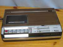 Telefunken Leitor de cassetes gravador magnetophon portátil vintage