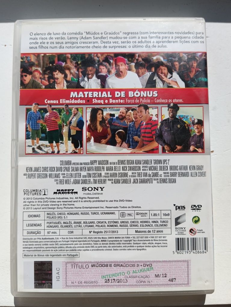 DVD miúdos e graúdos 2