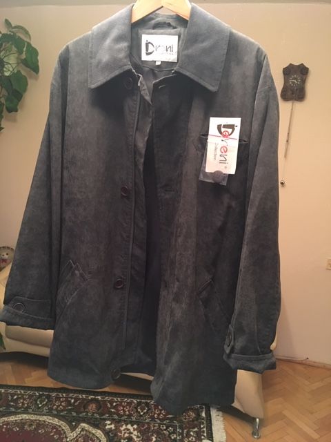 Nowa męska wiosenna kurtko-marynarka 100Polyester