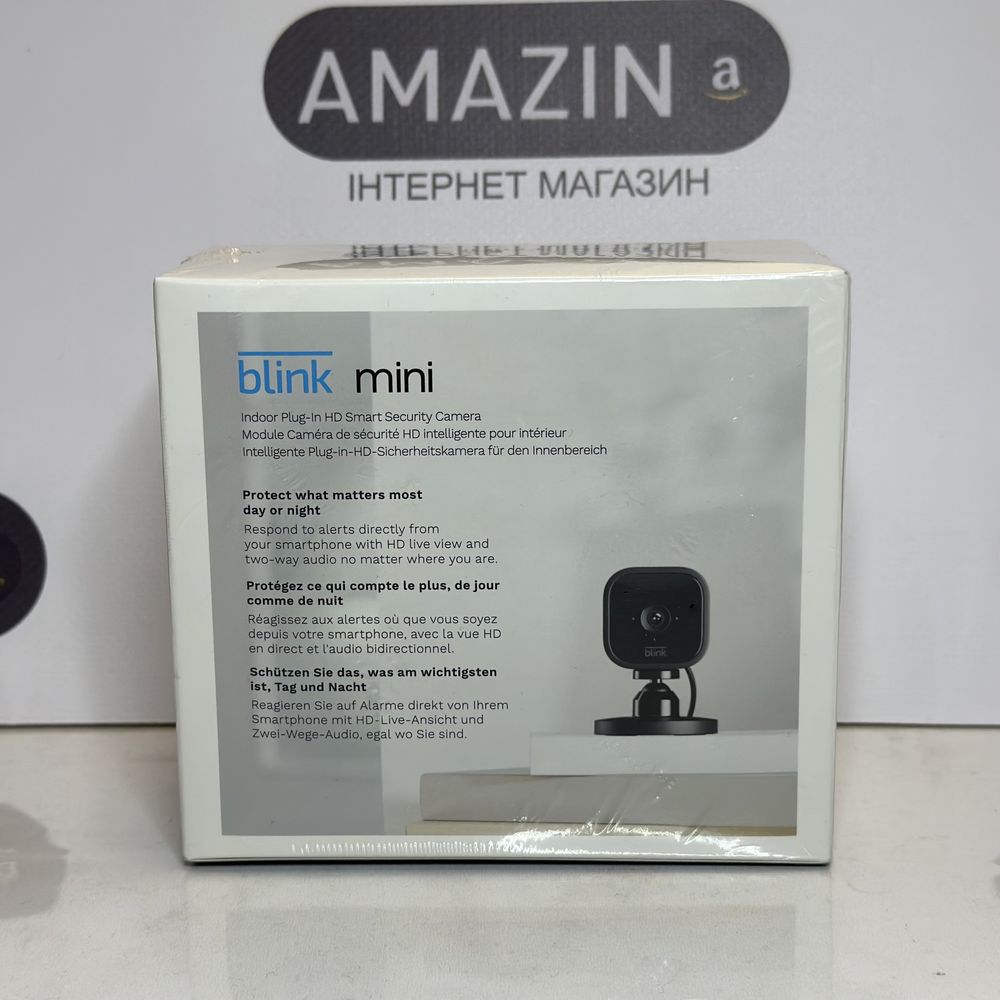 Нова Камера відеоспостереження відеокамера Blink Mini BCM00300UB
