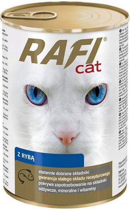 Mokra karma dla kota RAFI Cat Mix Smaków 24x415g PREMIUM 9,96kg