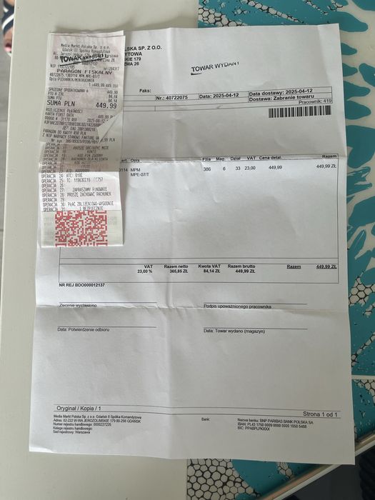 Nowy nie uzywany piekarnik