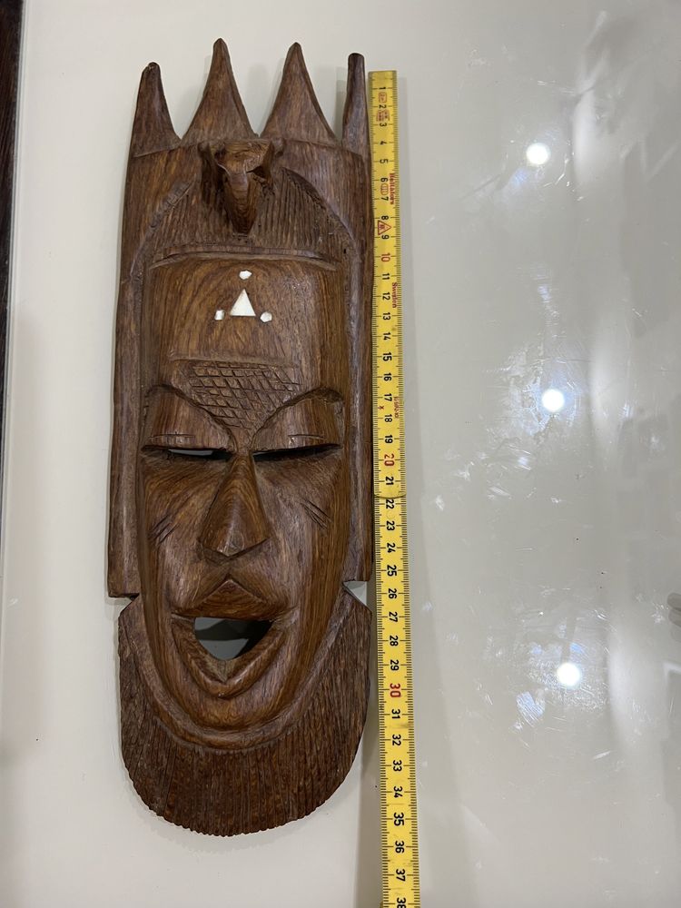 Maska drewniana 36 cm