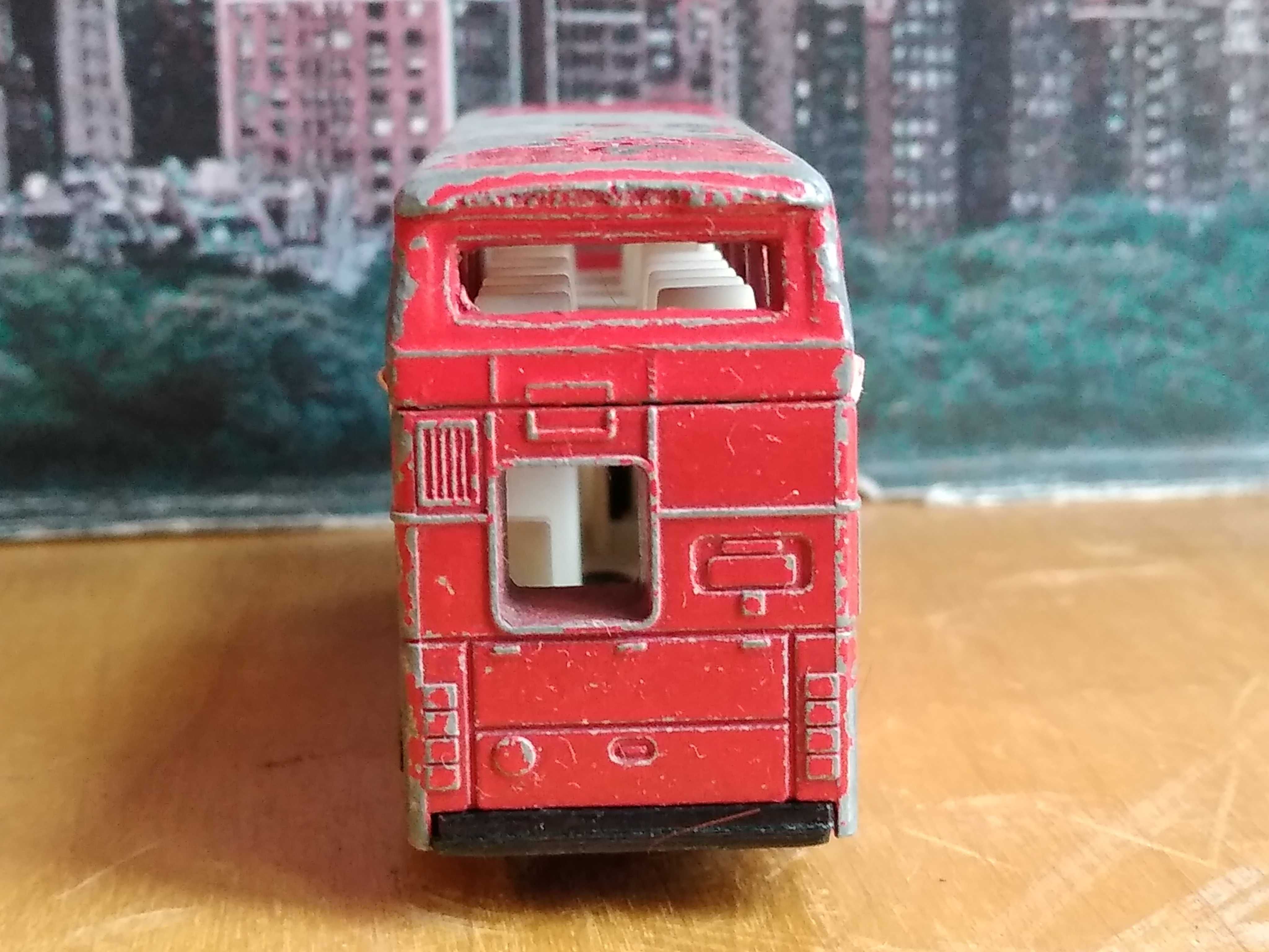 Stary Matchbox resorak autko London Bus Leyland Man model 1981