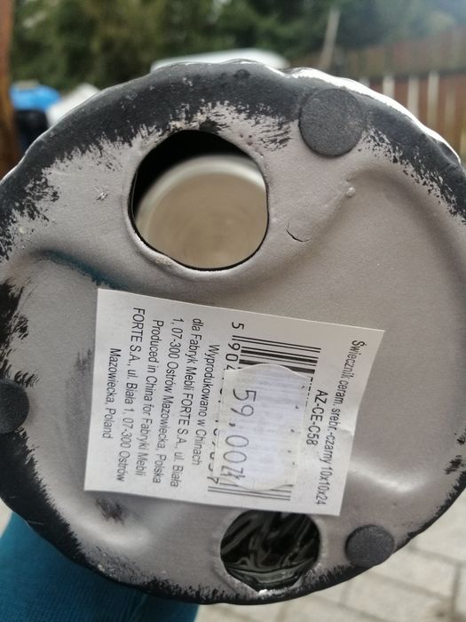 Wazon świecznik swieczniki