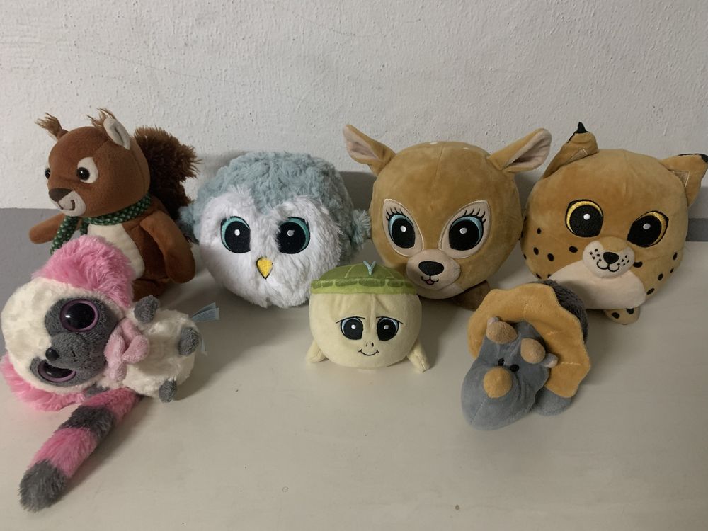 Peluches de animais vários