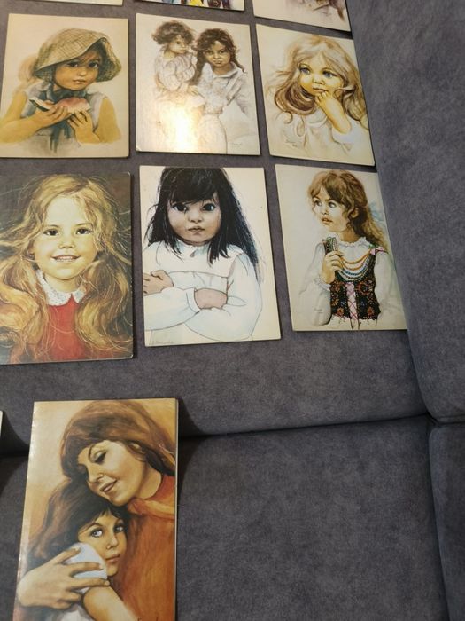 Pocztówki dzieci D. Muszyńska -Zamorska 28szt.