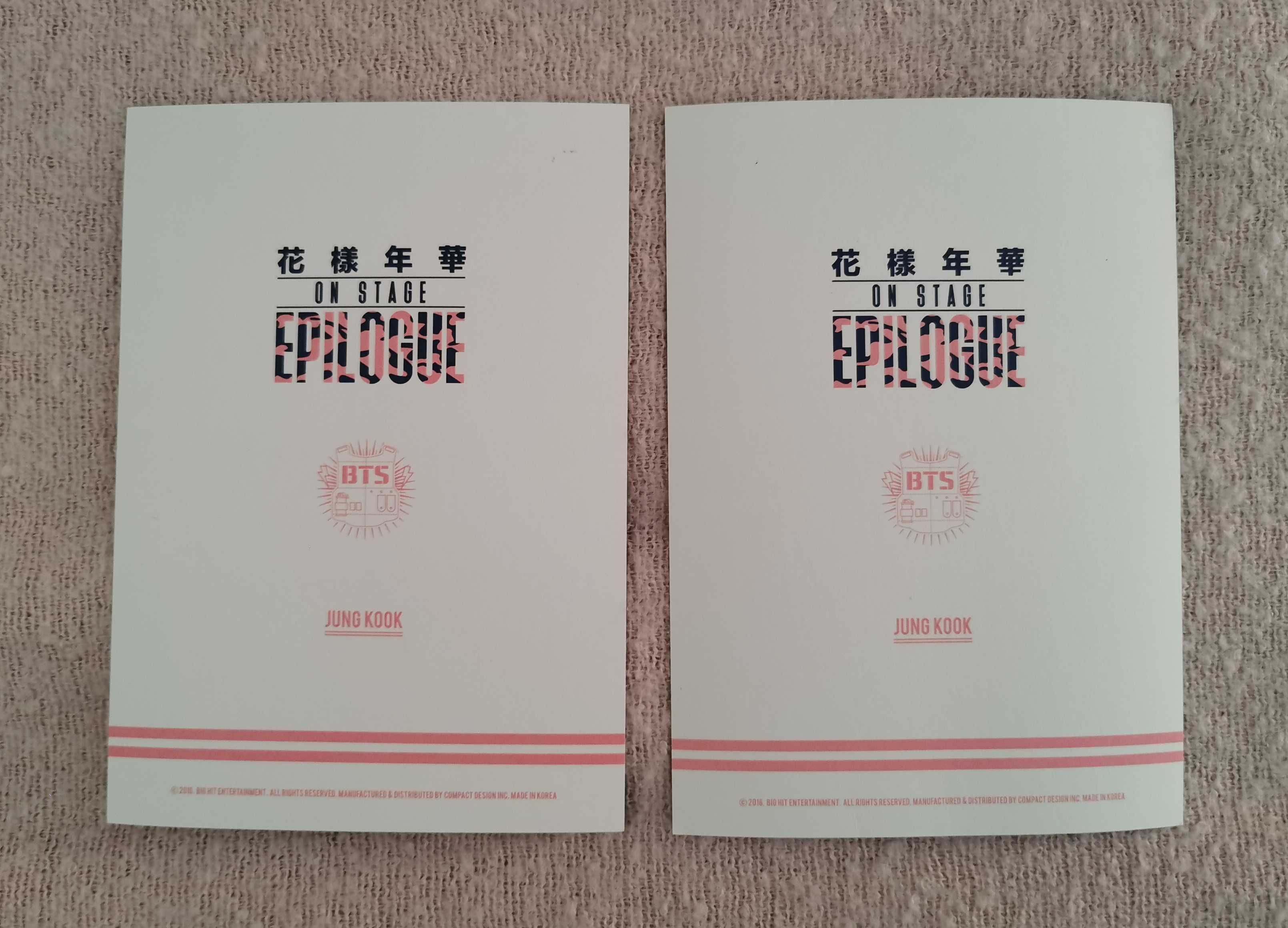 BTS Jungkook - zestaw pocztówek z Hyyh on stage