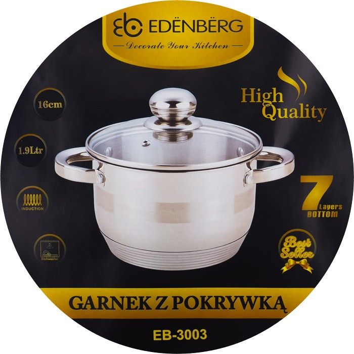 Garnek tradycyjny Edenberg 1,9 l