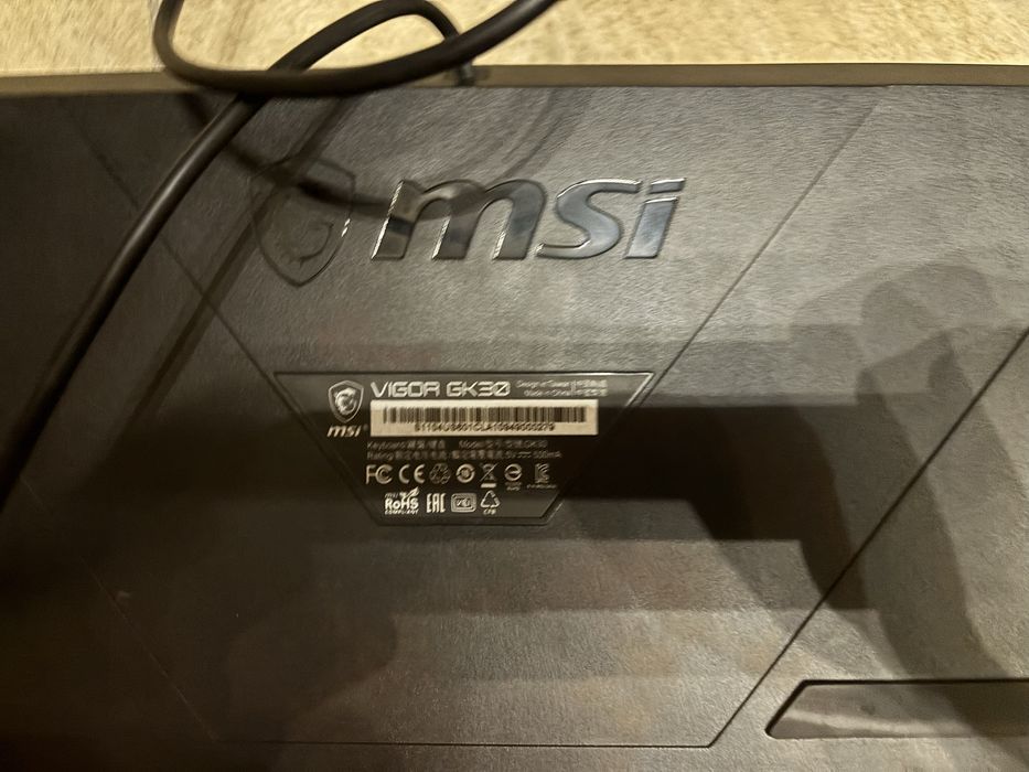 Sprzedam klawiature MSI VIGOR GK30