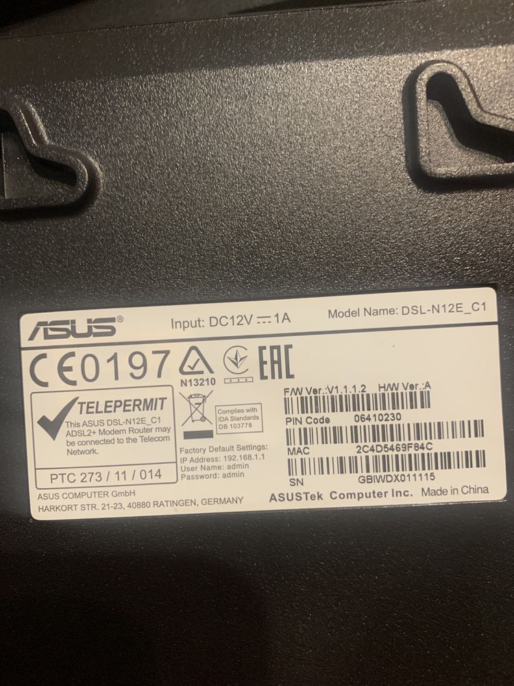 Router ASUS DSL-N12E Uzywany Sprawny