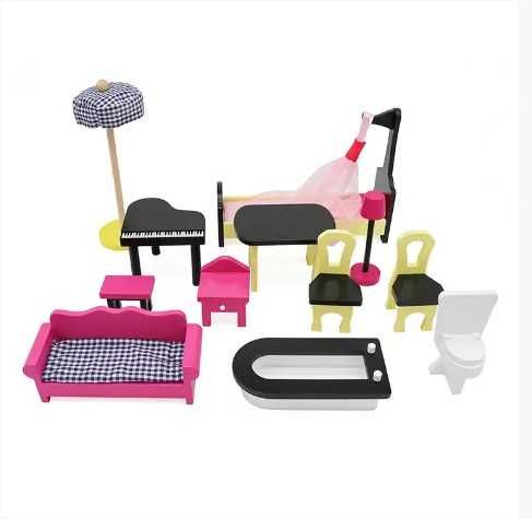 Будиночок ляльковий деревяний для барбі AVKO Вілла Маямі