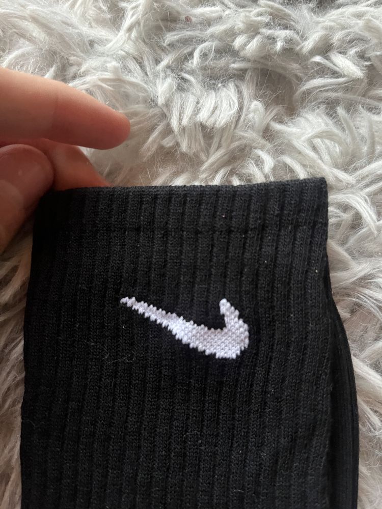 Czarne skarpetki nike drill drip jordan