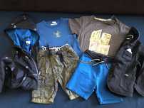 2 calções + 2 t-shirts + 2 casacos diversas marcas 2 anos