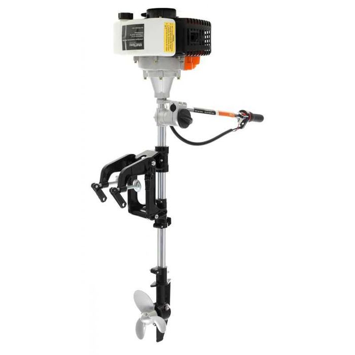 SILNIK zaburtowy spalinowy do łódki łodzi pontonu 2-SUWOWY 5.8KM KRAFT