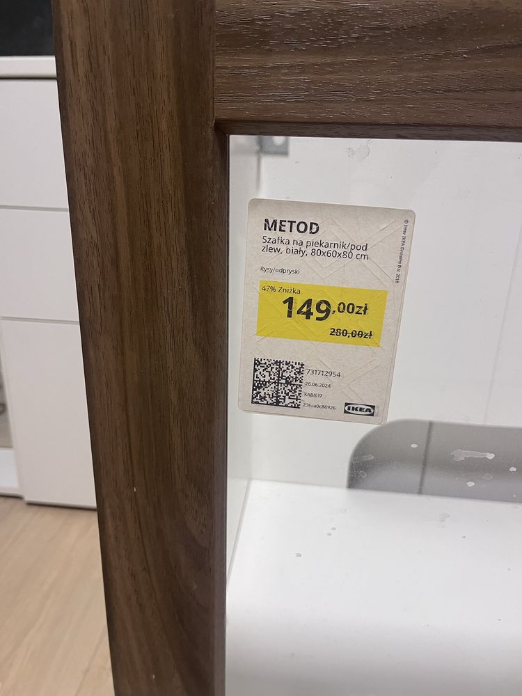 Szafka kuchenna Ikea Metod 80x60 stojąca