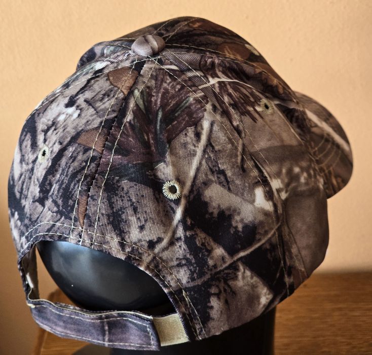 Czapka myśliwska wędkarska na polowanie zasiadkę. CAMO Kamuflaż. 1SIZE