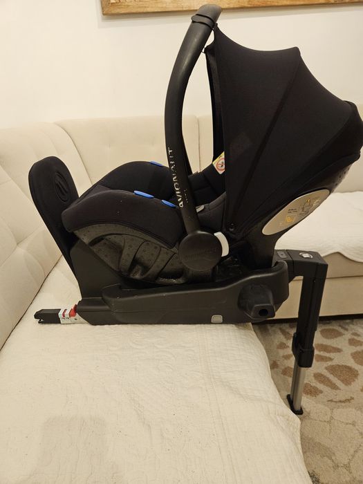 Avionaut Pixel fotelik nosidło + baza ISOFIX +adaptery do wózka