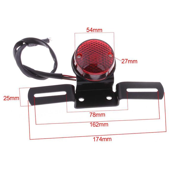 Lâmpada LED - Farolim tipo café racer