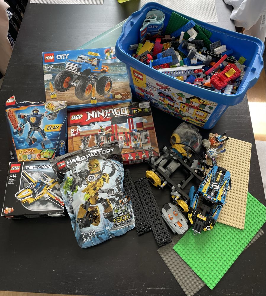 Duży zestaw klocków Lego MIX zestawów