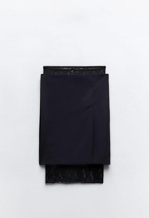 Спідниця Zara міді 2 в 1.