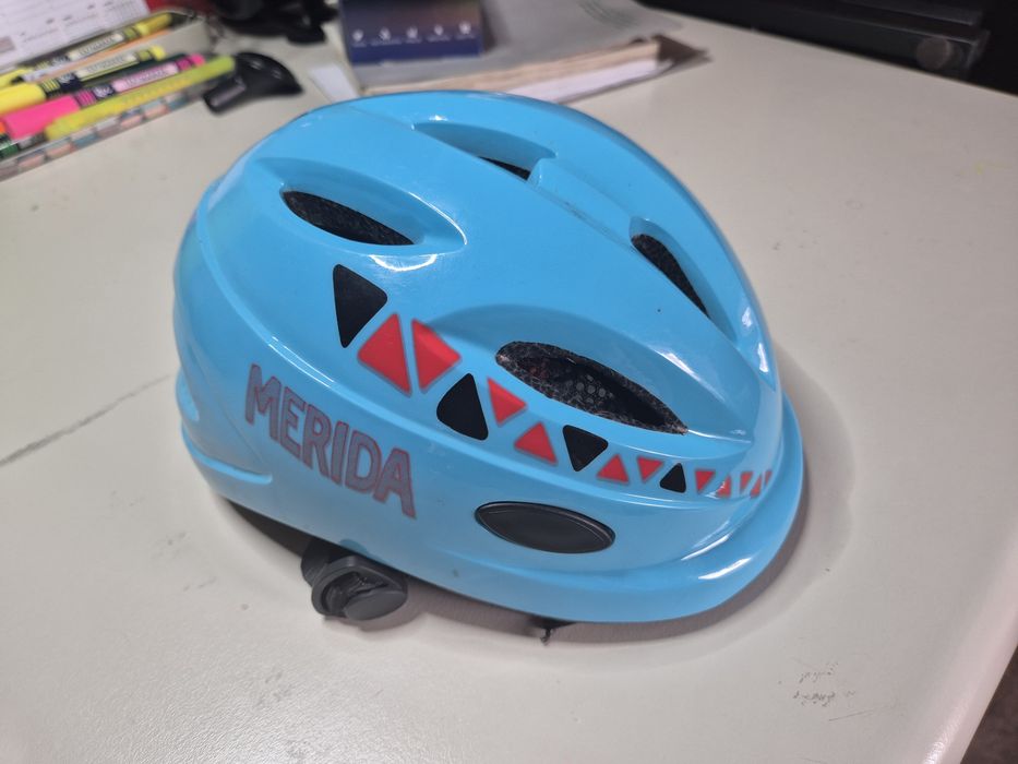 Kask rowerowy dziecięcy 44-50cm niebieski XS